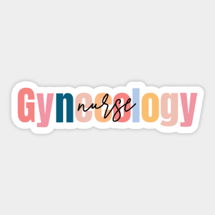 gynecology nurse and obstetrician Sticker